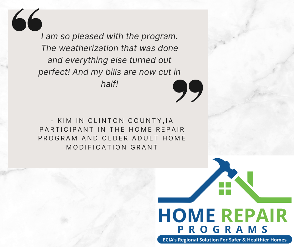 ECIA Home Repair Program Testimonial